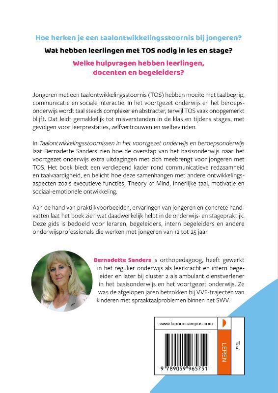 image for Taalontwikkelingsstoornissen in het voortgezet onderwijs en het beroepsonderwijs