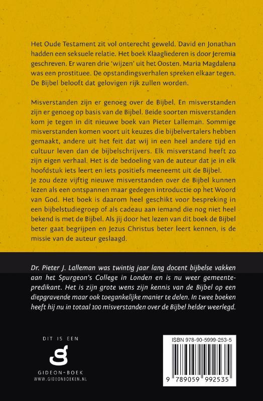 image for Vijftig nieuwe misverstanden over de Bijbel