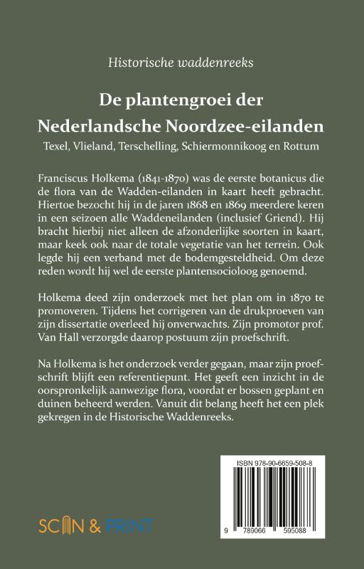 image for De plantengroei der Nederlandsche Noordzee-eilanden
