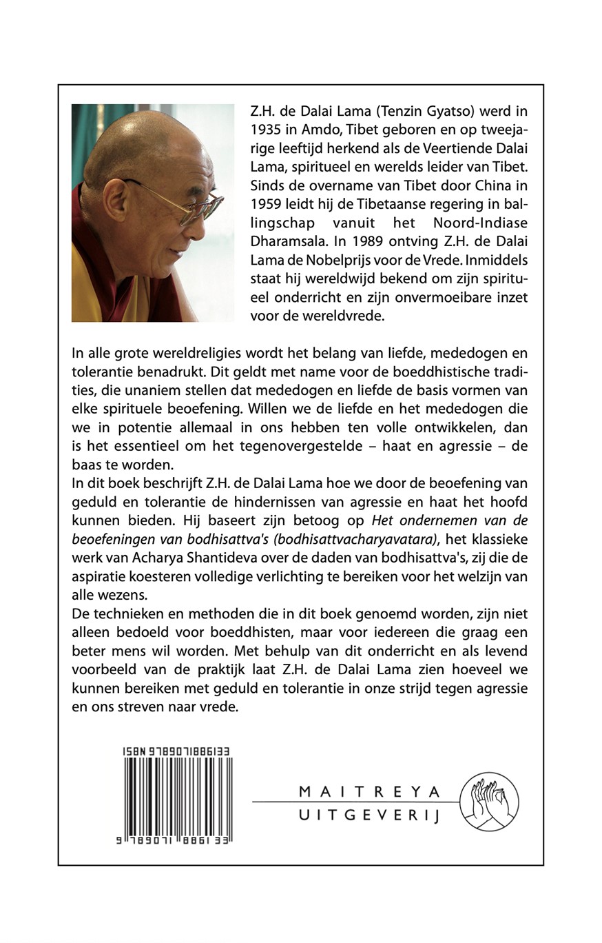 De kracht van geduld Een uitleg van het zesde hoofdstuk uit de Bodhisattvacharyavatara van Acharya Shantideva