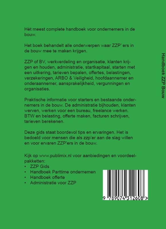 image for Handboek ZZP Bouw 2024