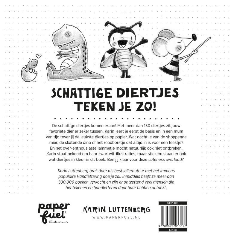 image for Schattige diertjes teken je zo!