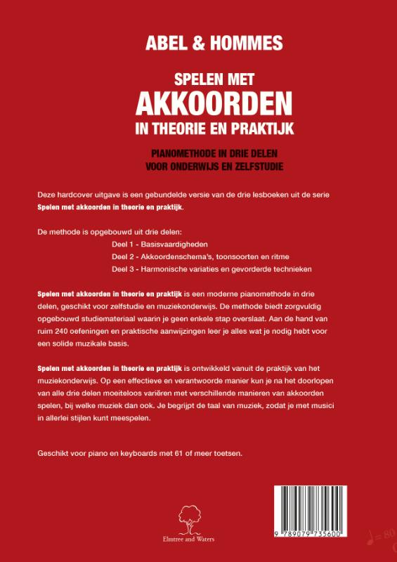 image for Pianomethode in drie delen voor onderwijs en zelfstudie