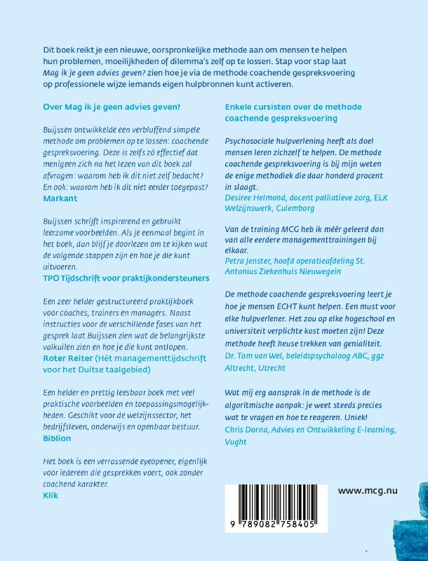 image for Mag ik je geen advies geven?