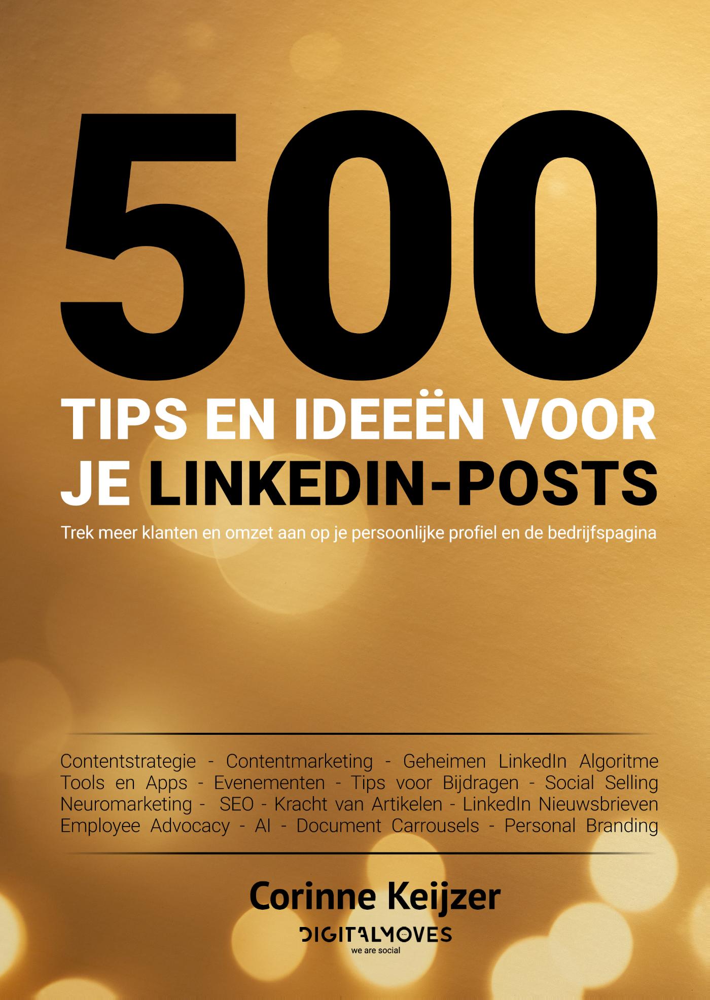 500 tips en ideeën voor je LinkedIn-posts