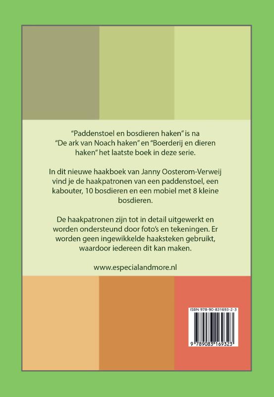 image for Paddenstoel en bosdieren haken