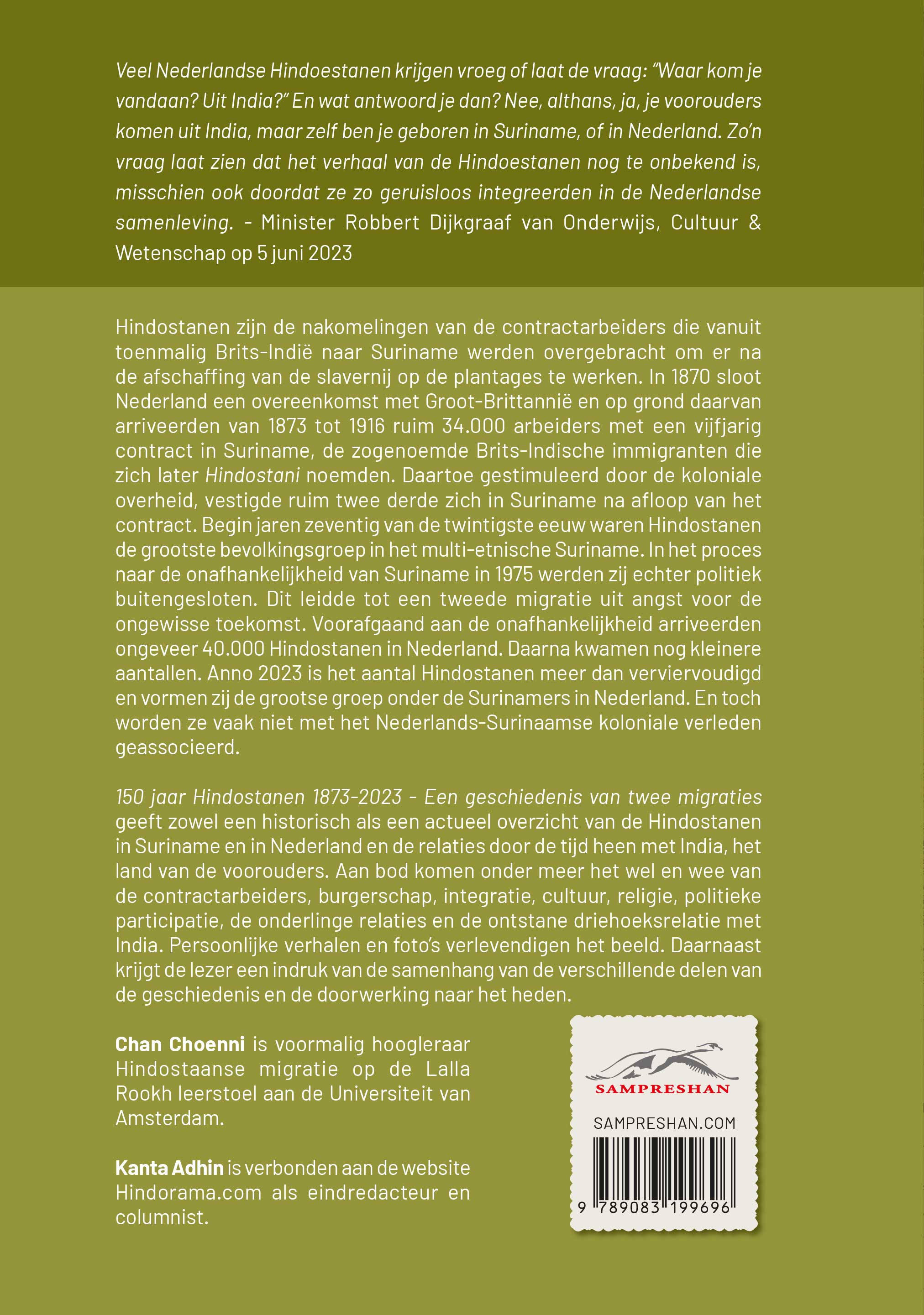 150 jaar Hindostanen 1873-2023 Een geschiedenis van twee migraties