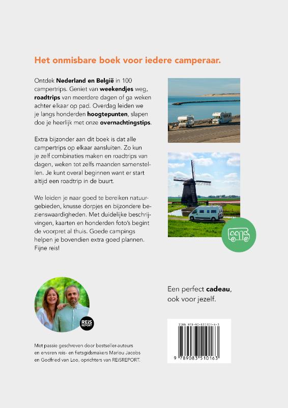 image for De 100 mooiste campertrips van Nederland & België