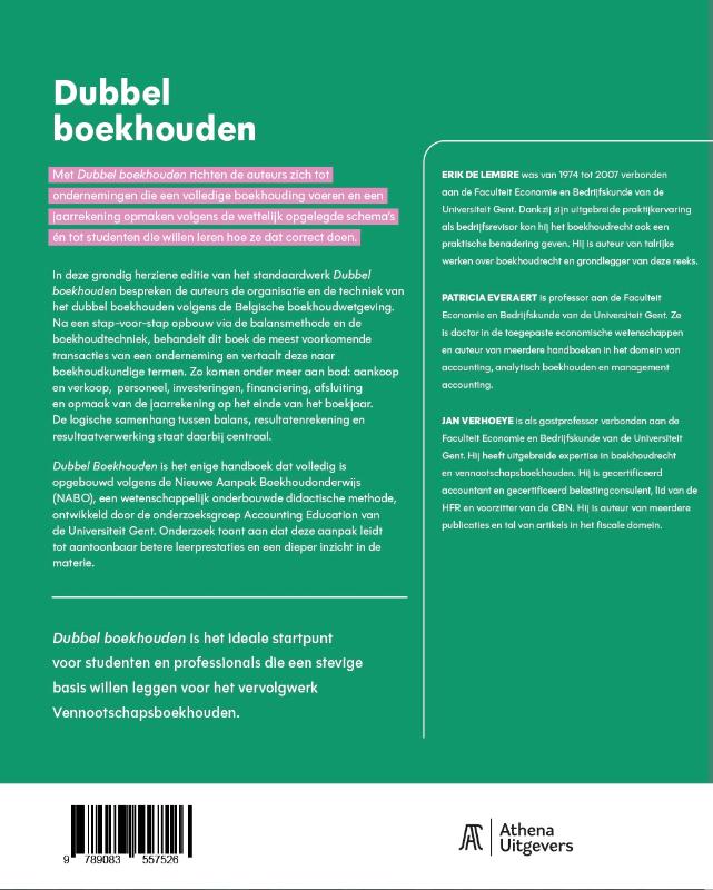 image for Handboek dubbel boekhouden