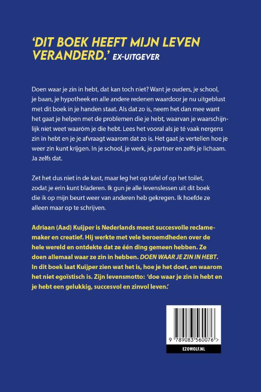 image for De kunst van het doen waar je zin in hebt
