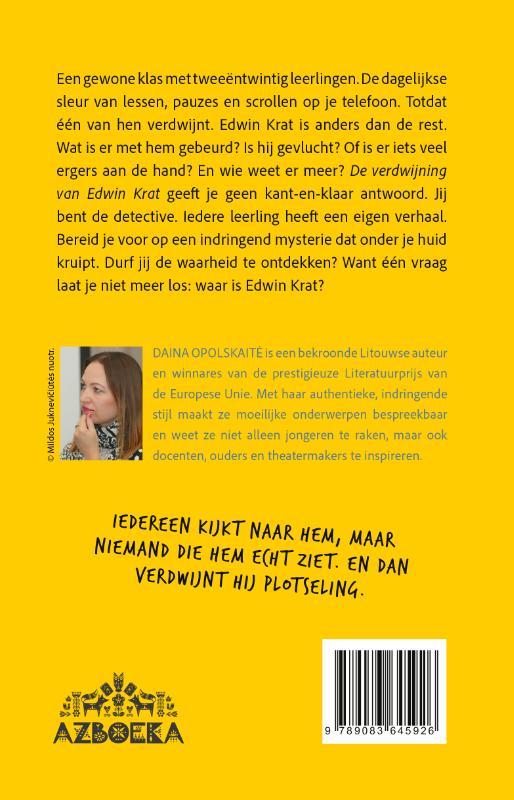 image for De verdwijning van Edwin Krat