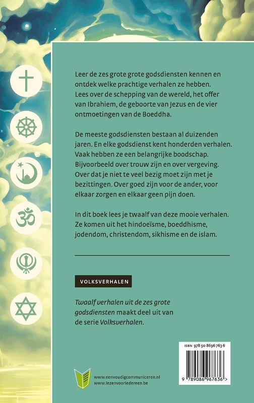 image for Twaalf verhalen uit de zes grote godsdiensten