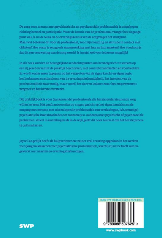 image for Praktijkboek herstelondersteunende zorg