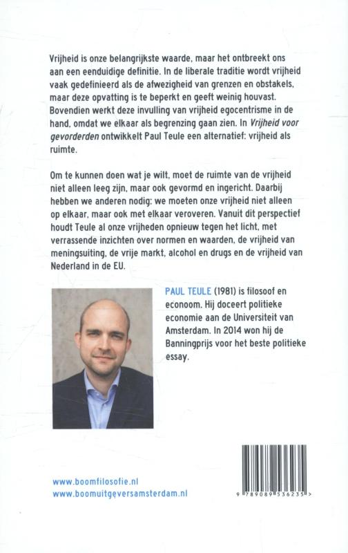 image for Vrijheid voor gevorderden