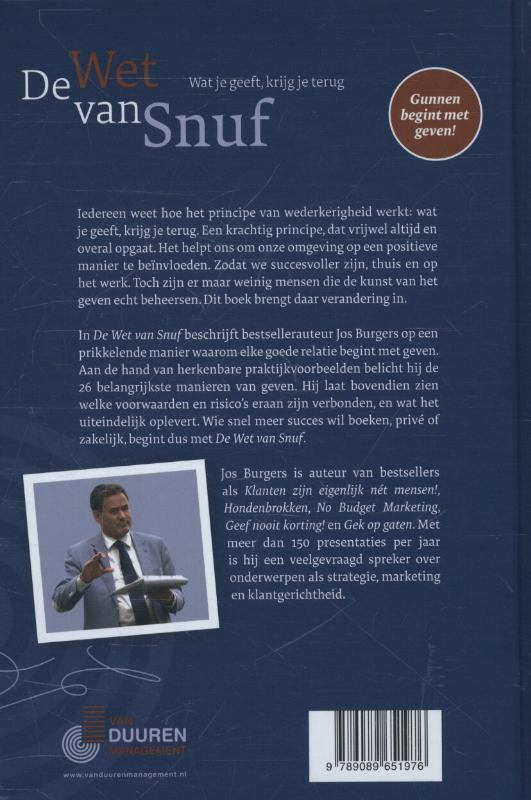 image for De wet van snuf