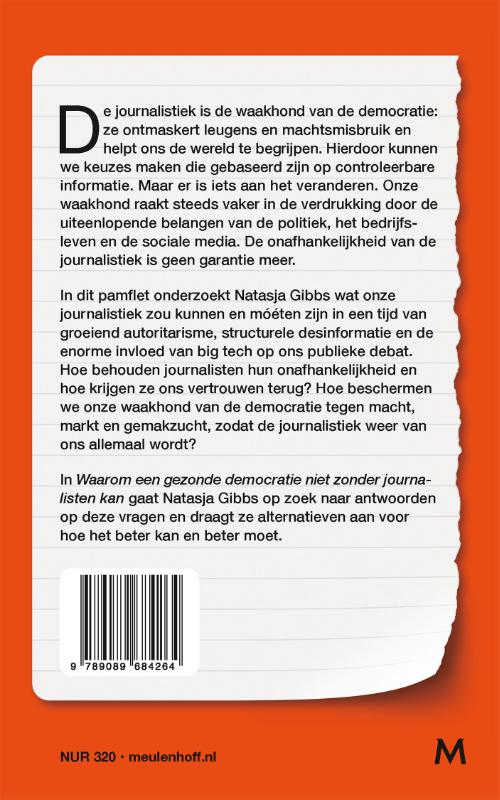 image for Waarom een gezonde democratie niet zonder journalisten kan