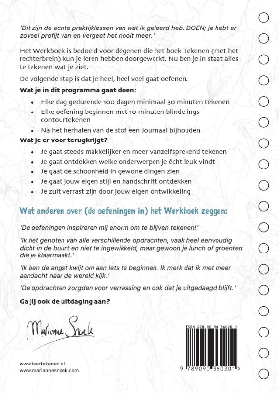 image for Werkboek Tekenen (met het rechterbrein) kun je leren