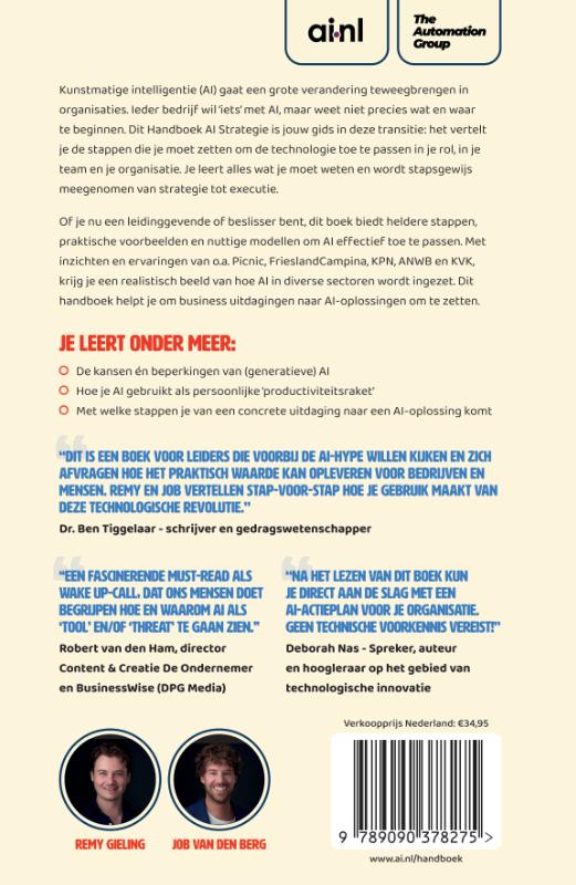 image for Handboek AI Strategie