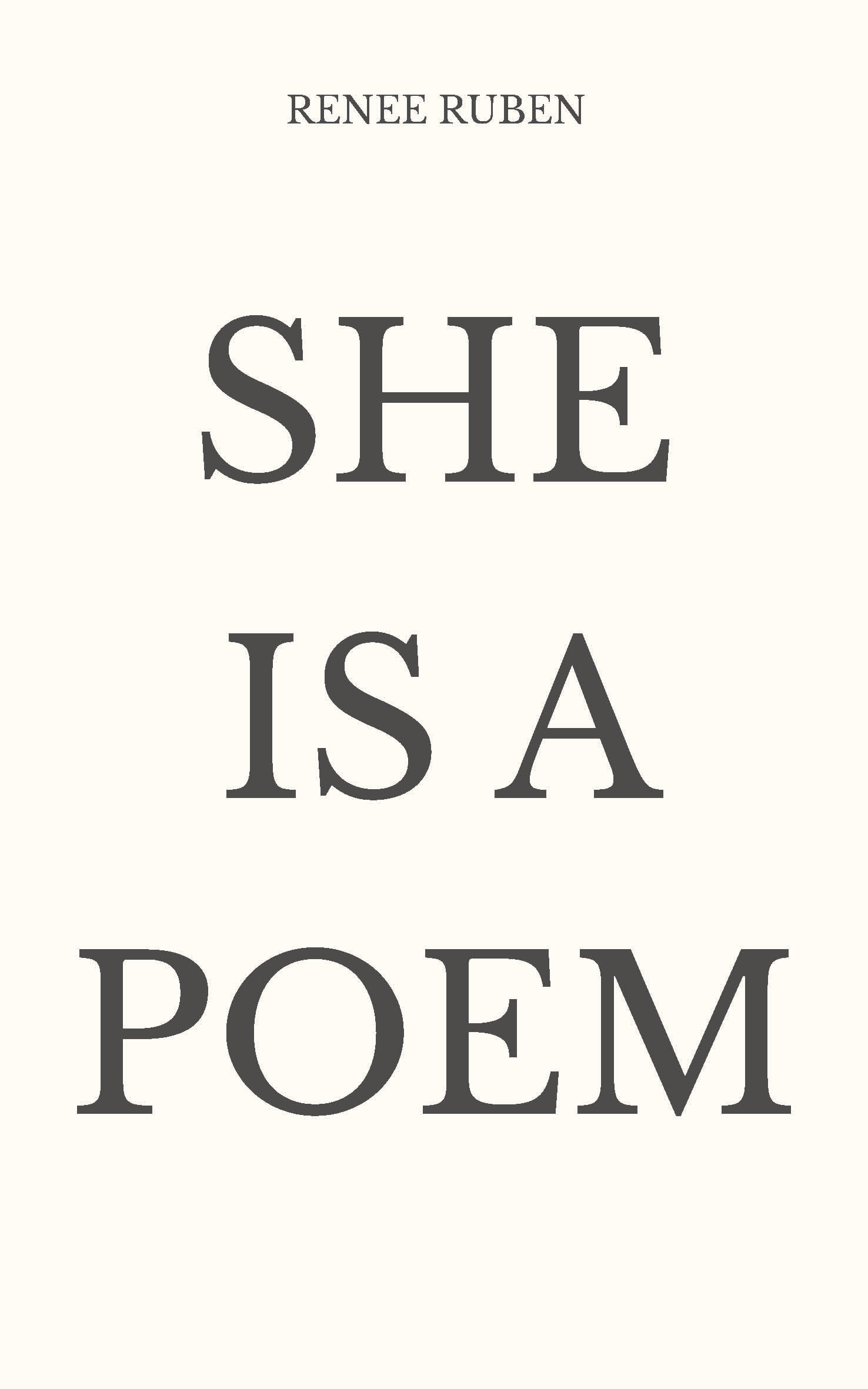 She is a Poem 