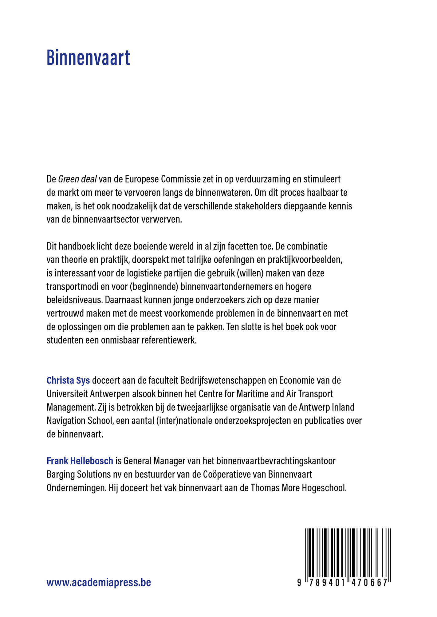 Binnenvaart Theorie en praktijk