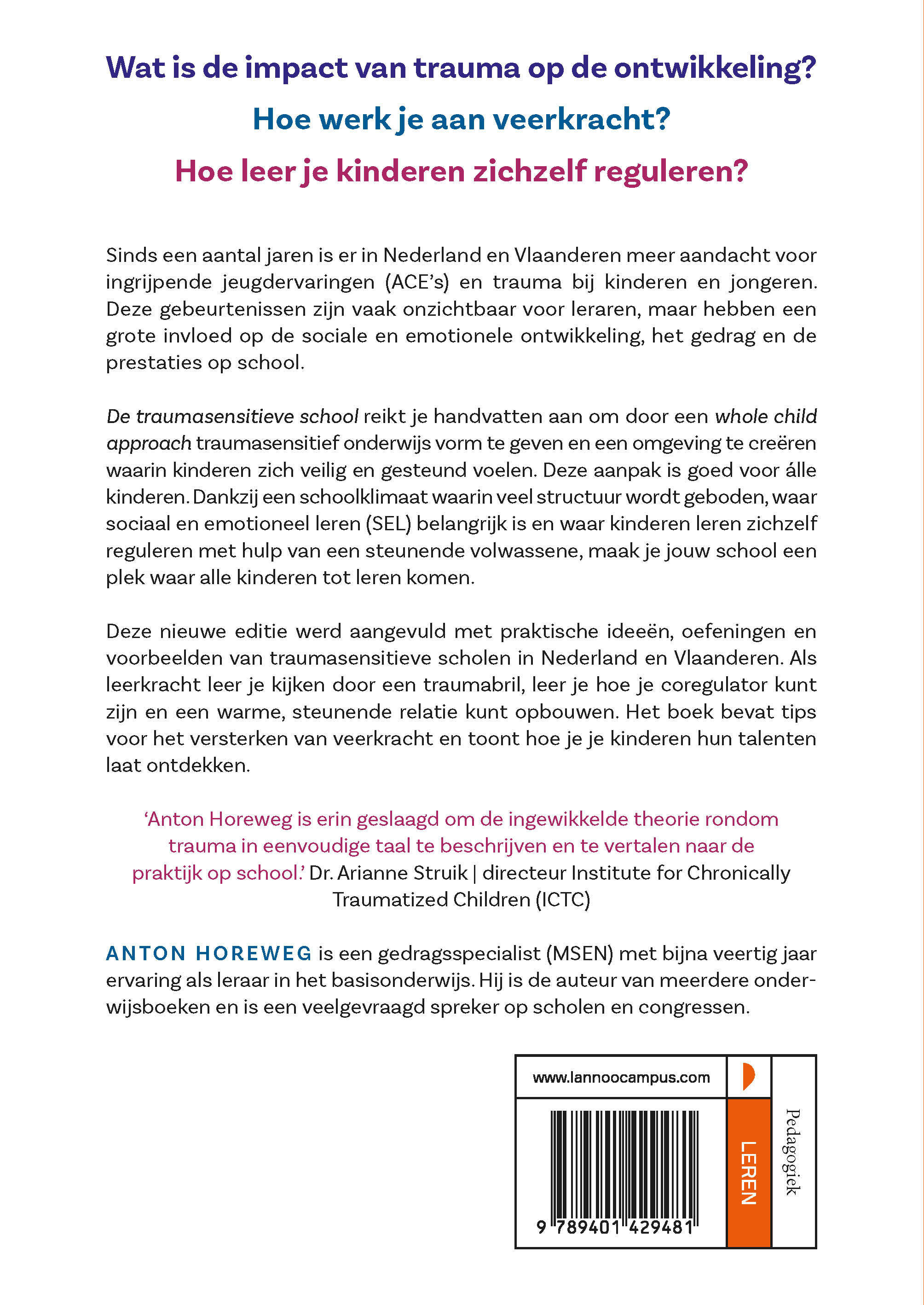 De traumasensitieve school Anders kijken naar gedrag
