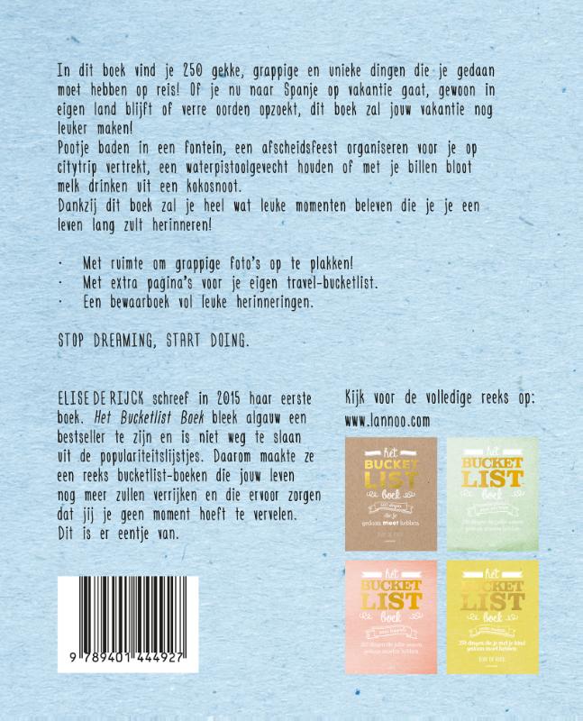 image for Het Bucketlist boek voor op reis