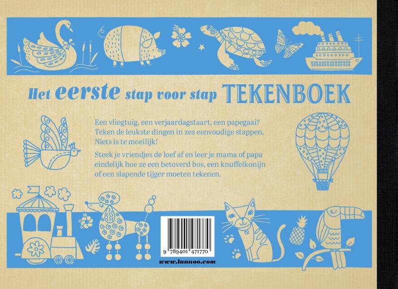 image for Het eerste stap voor stap tekenboek