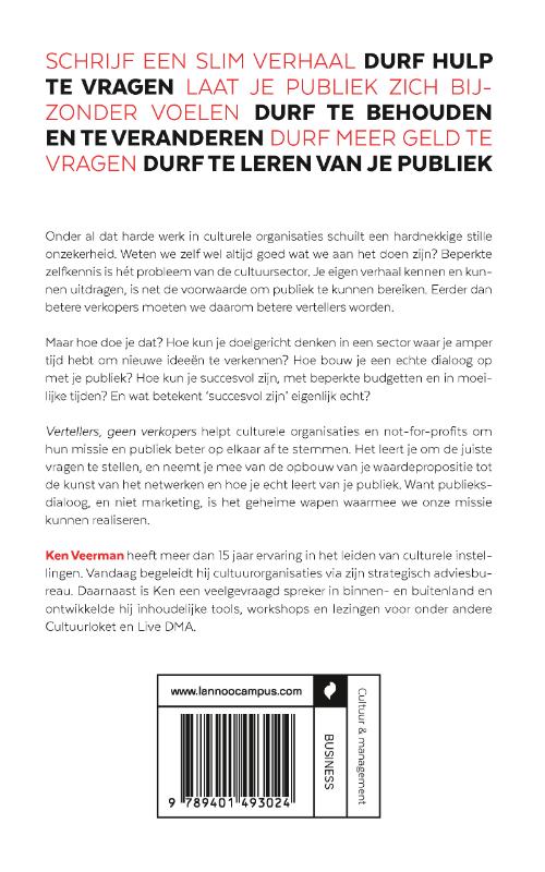 image for Vertellers, geen verkopers
