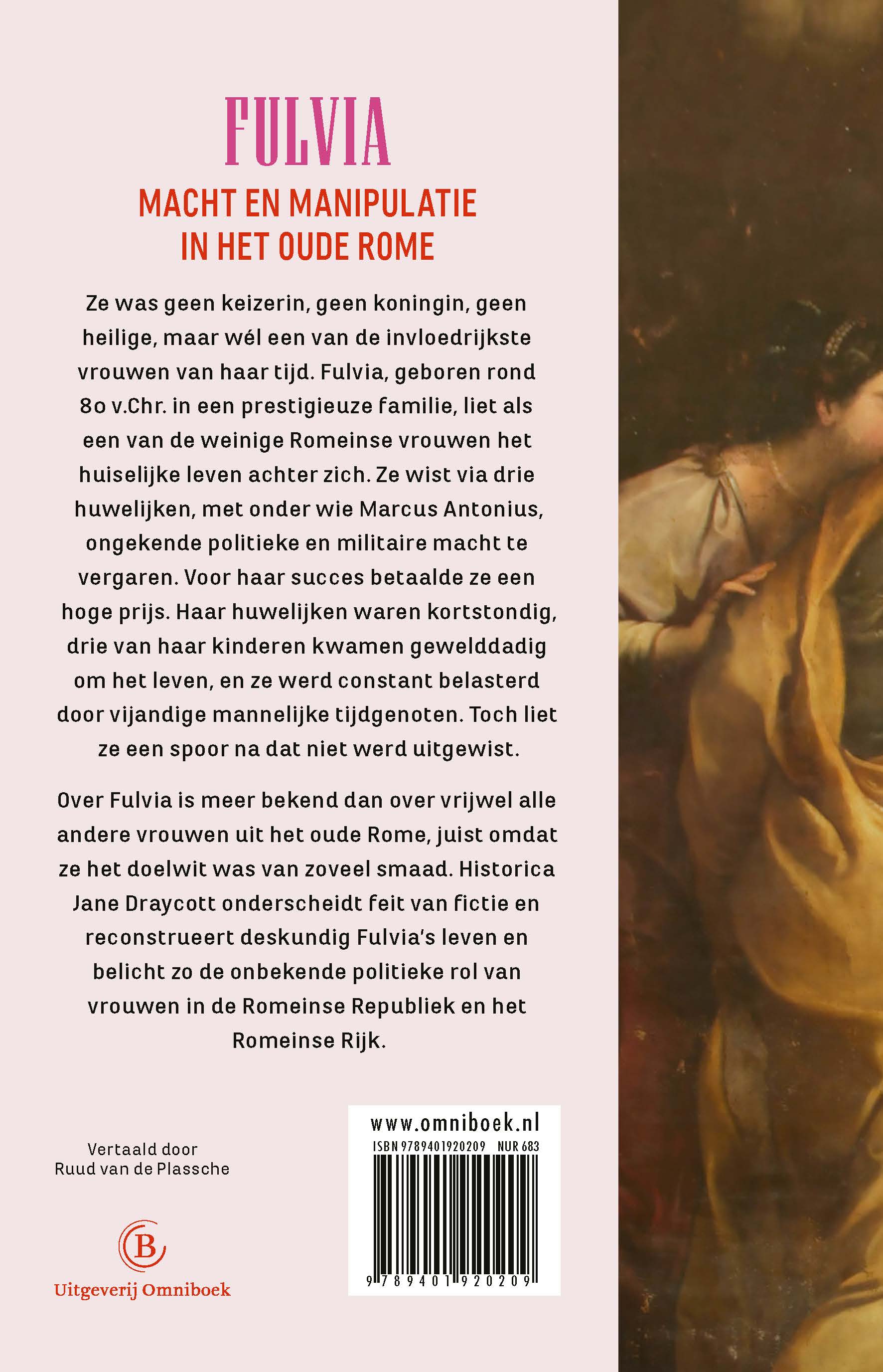Fulvia De vrouw die alle regels van het oude Rome schond