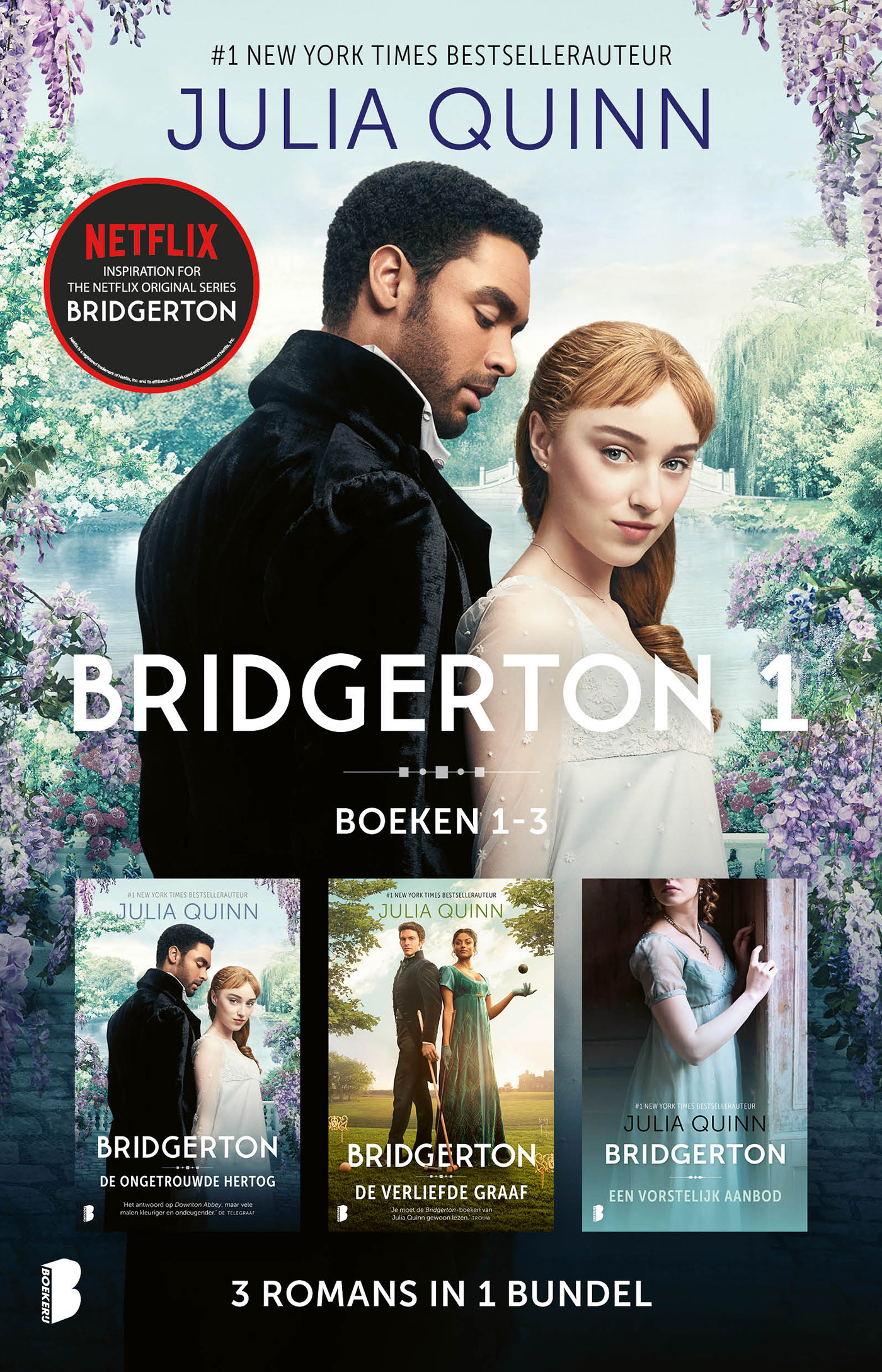 Bridgerton 1 De ongetrouwde hertog, De verliefde graaf en Een vorstelijk aanbod