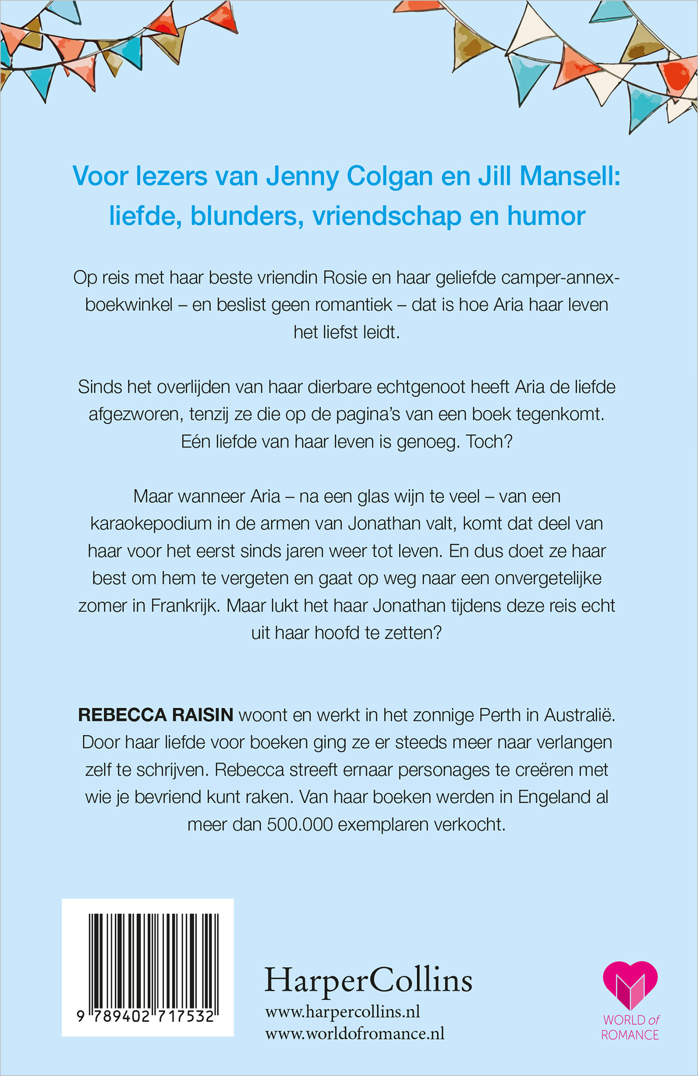 Aria 's reizende boekwinkel Een liefde van haar leven. Een camper. Een nieuw