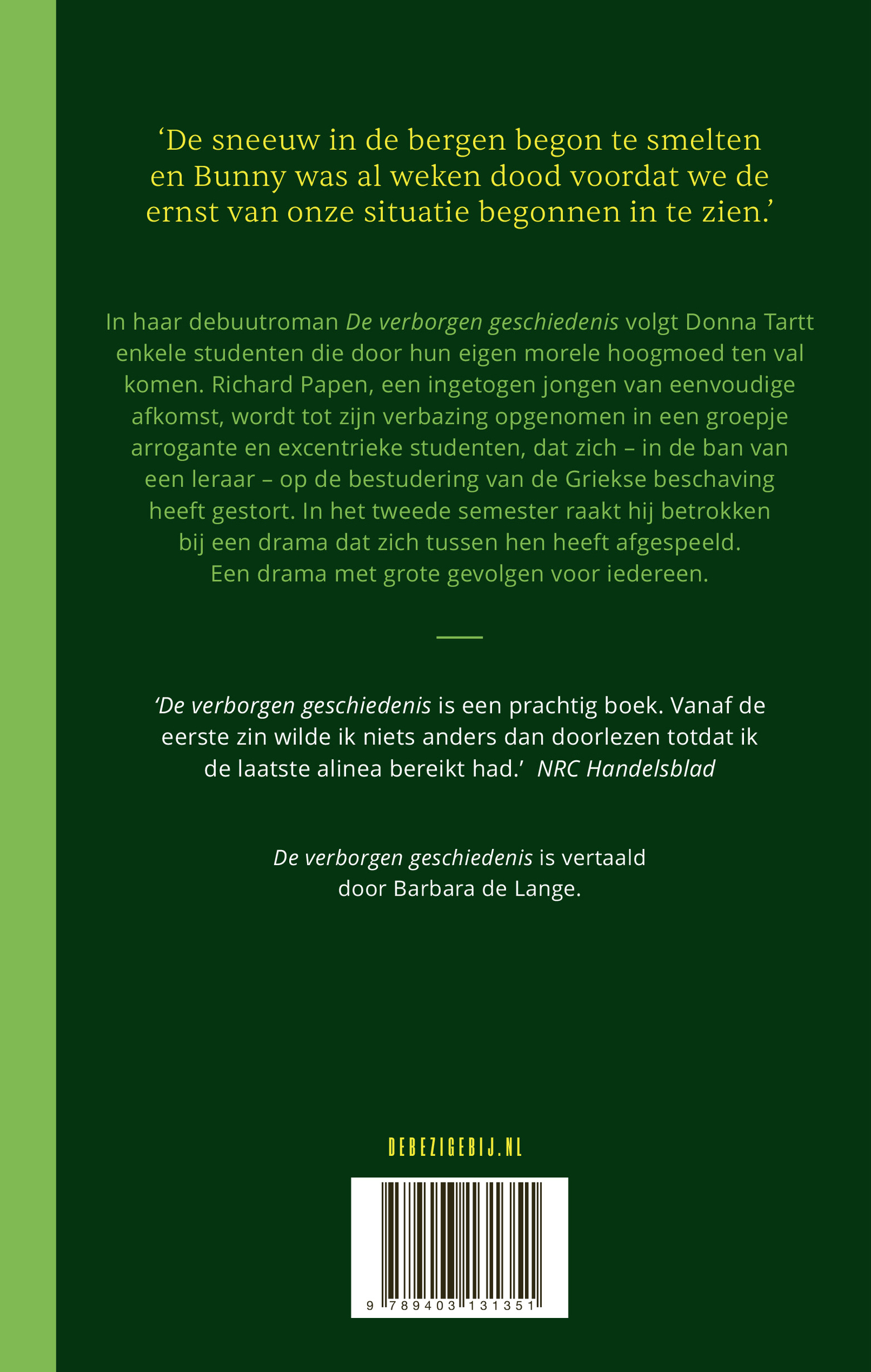 De verborgen geschiedenis 