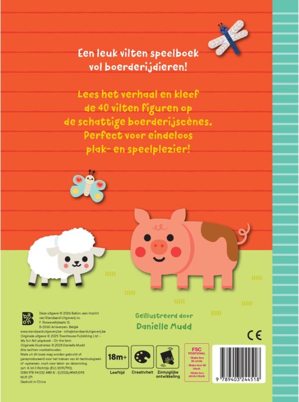 image for Mijn eerste viltboek: De boerderij