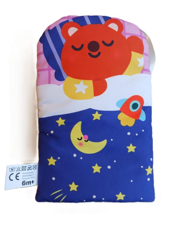 image for Slaap lekker! Linnenboek met diertje om in bed te leggen: Slaap zacht, beertje