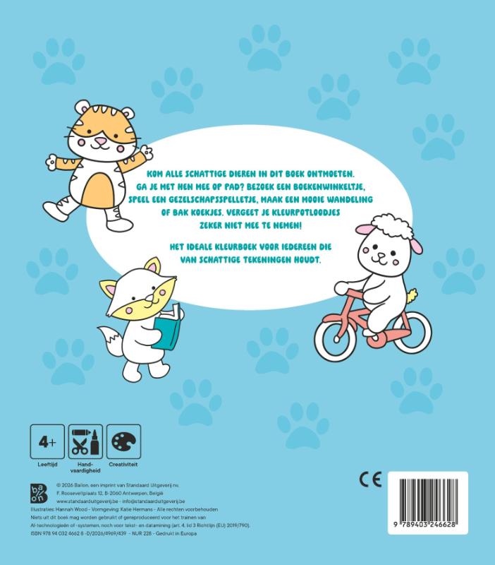 image for Cosy kleurboek: Lieve dieren