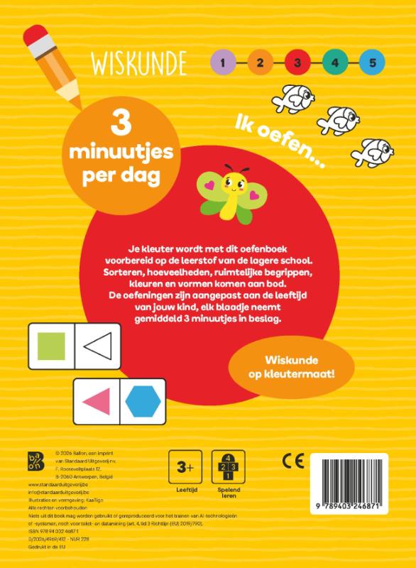 image for Ik oefen... 3 minuutjes per dag: wiskunde