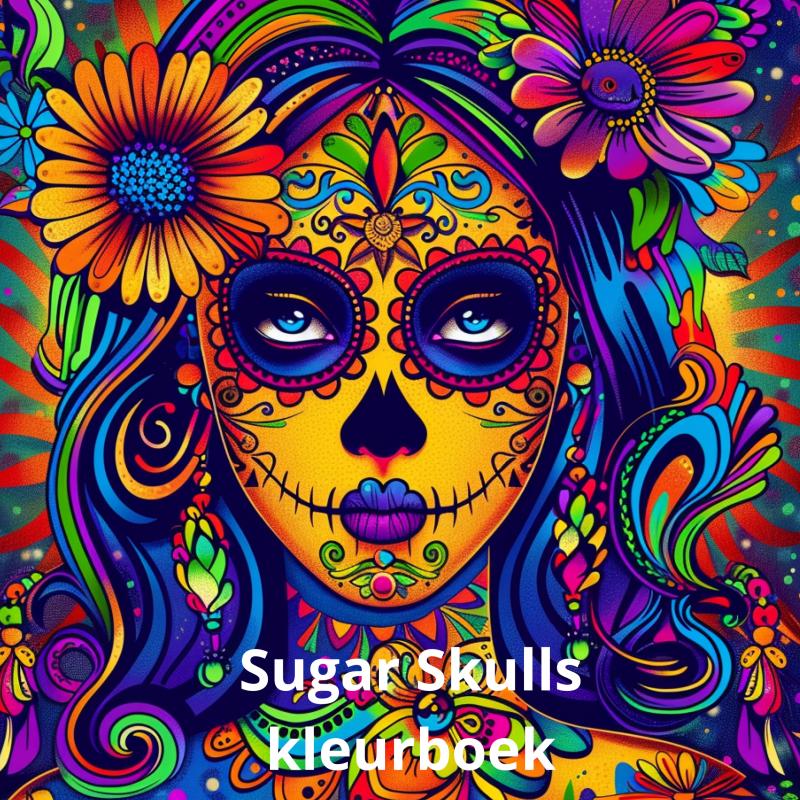 Sugar Skull kleurboek