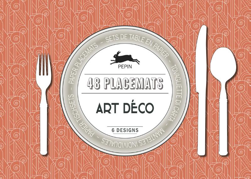 48 placemats Art Déco