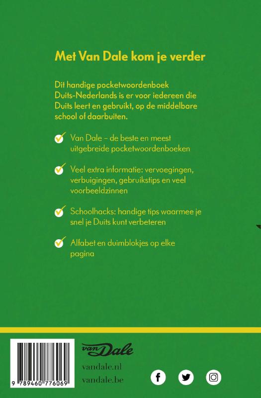 image for Van Dale Pocketwoordenboek Duits-Nederlands