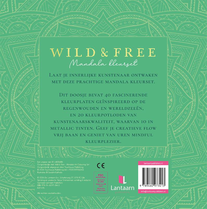 image for Wild & free Mandala kleurset