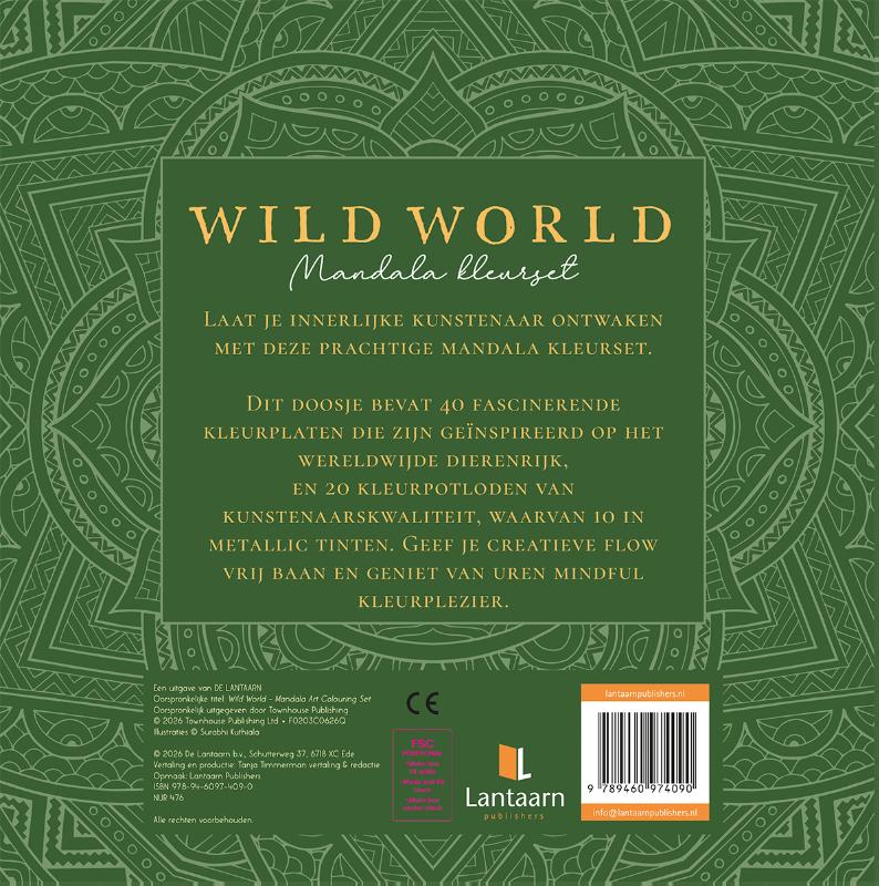 image for Wild world Mandala kleurset