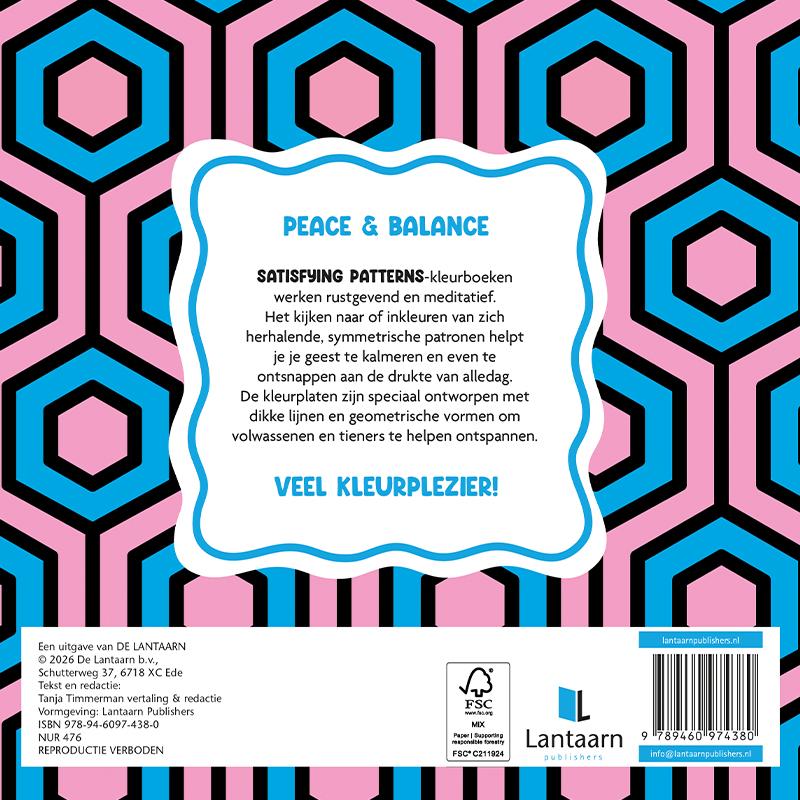 image for Satisfying patterns - Peace & balance
