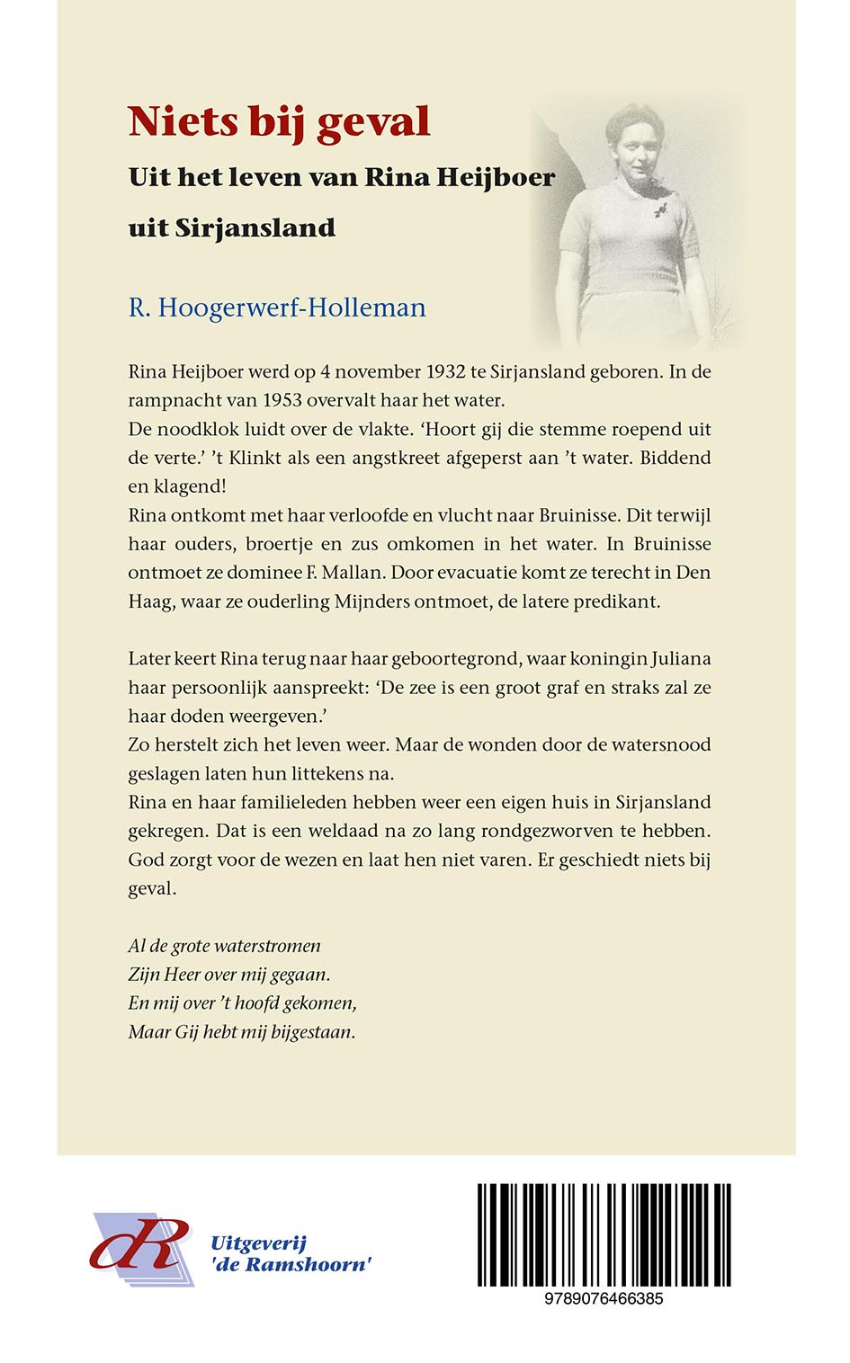 Niets bij geval Rina Heijboer en de watersnood in Sirjansland