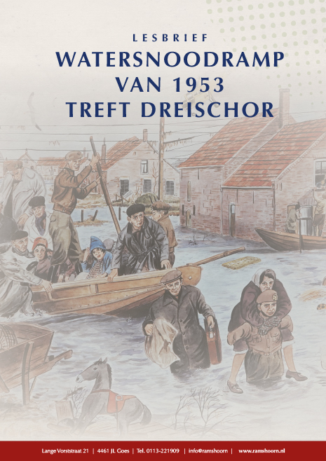 Lesbrief Watersnoodramp 1953 te Dreischor 