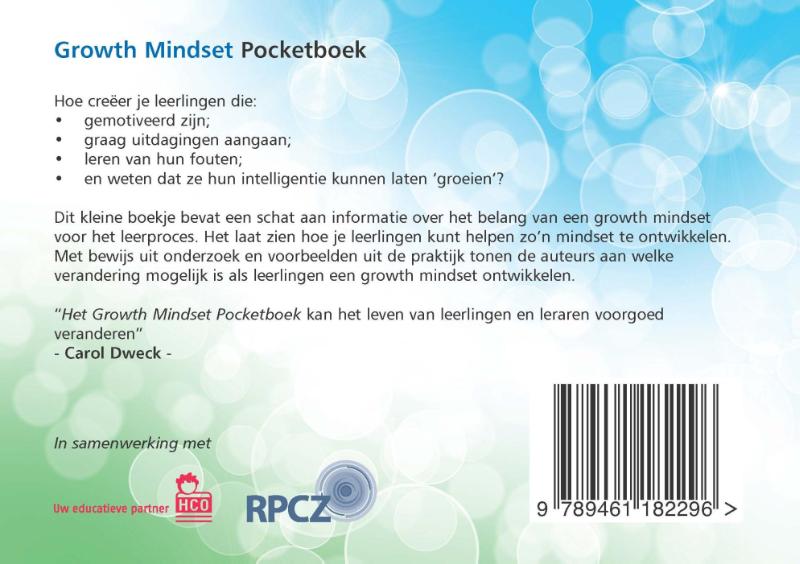 image for Growth mindset pocketboek