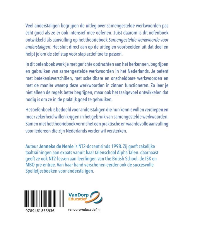 image for Samengestelde werkwoorden voor anderstaligen