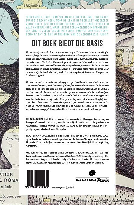 image for Europees recht. De basis voor bachelorstudenten