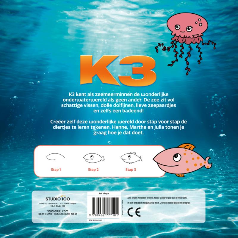 image for K3 leert je tekenen - Zeedieren