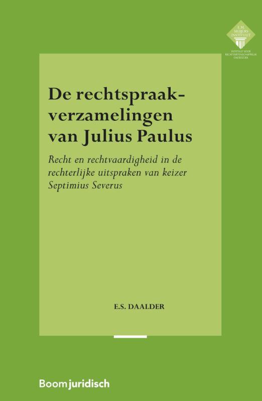De rechtspraakverzamelingen van Julius Paulus
