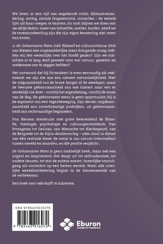image for De gehoorzame mens